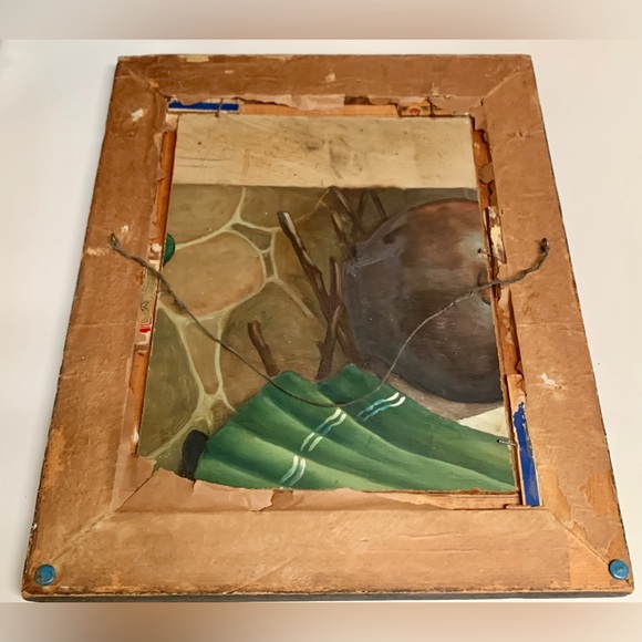 1937 Vintage Paul Janert Artist Signed Framed Oil Painting of Young Boy - Picture 6 of 16